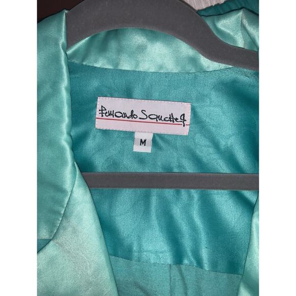 Fernando Sanchez Squette Vintage Button Down And Pants Pajamas Set SZ Medium - Picture 7 of 10